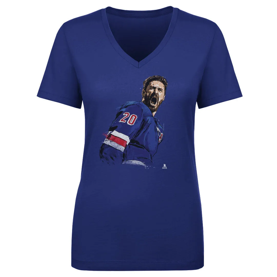 Chris Kreider New York R Illustration WHT sold by 500 Level