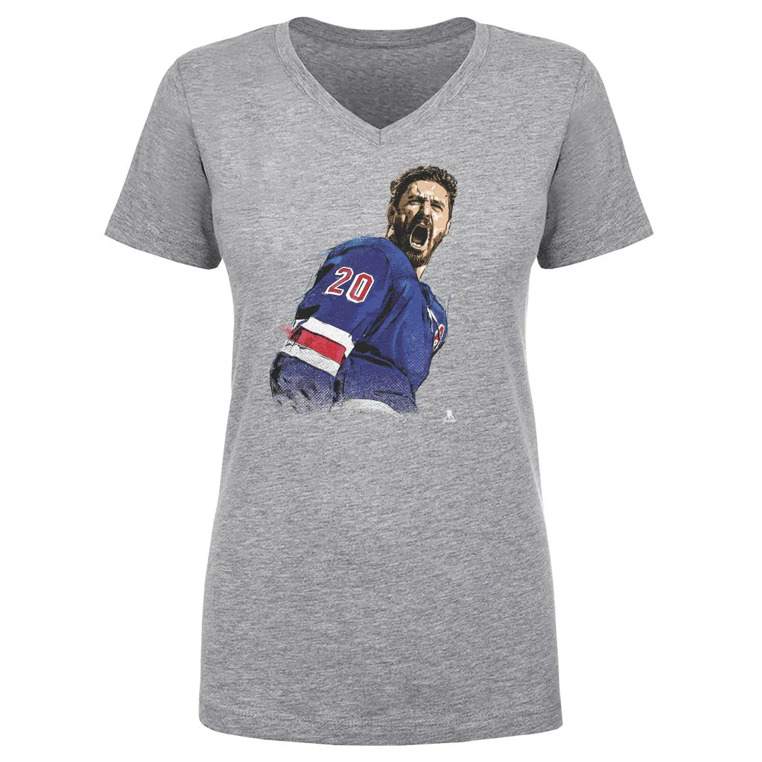 Chris Kreider New York R Illustration WHT sold by 500 Level product image thumbnail 2