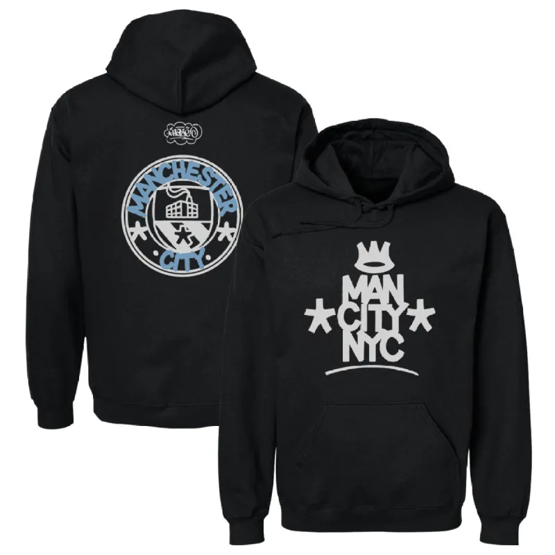 Manchester City & Eric Haze Black Shirt F&B WHT sold by 500 Level