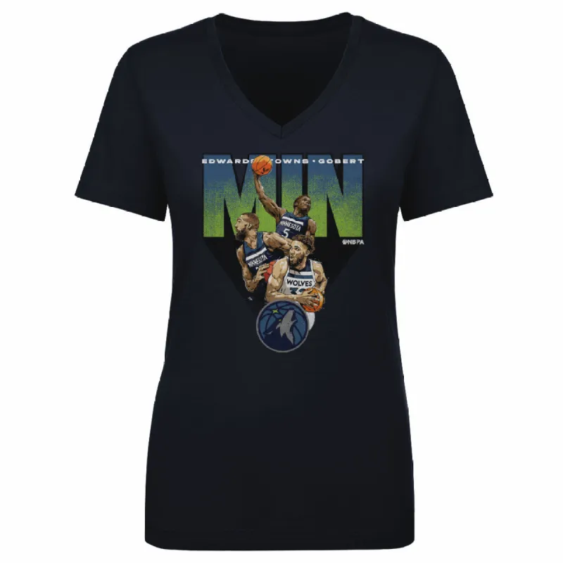 Anthony Edwards Karl-Anthony Towns & Rudy Gobert Minnesota Timberwolves Trio WHT sold by 500 Level