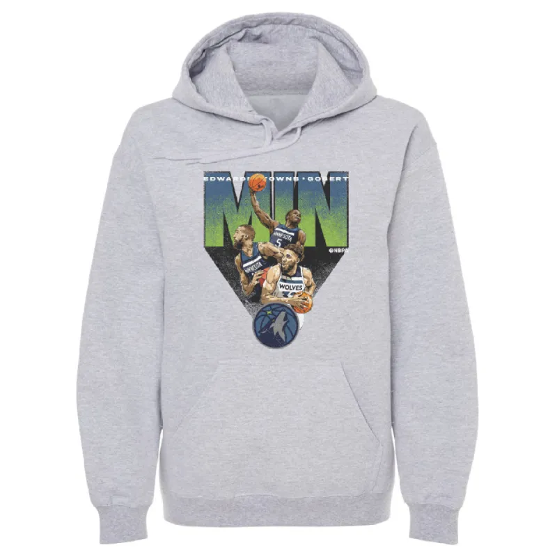 Anthony Edwards Karl-Anthony Towns & Rudy Gobert Minnesota Timberwolves Trio WHT sold by 500 Level