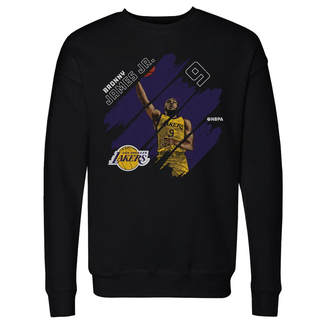 Bronny James Jr. Los Angeles Lakers Stripes WHT sold by 500 Level product image thumbnail 2
