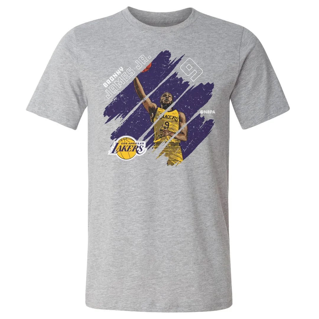Bronny James Jr. Los Angeles Lakers Stripes WHT sold by 500 Level product image thumbnail 3