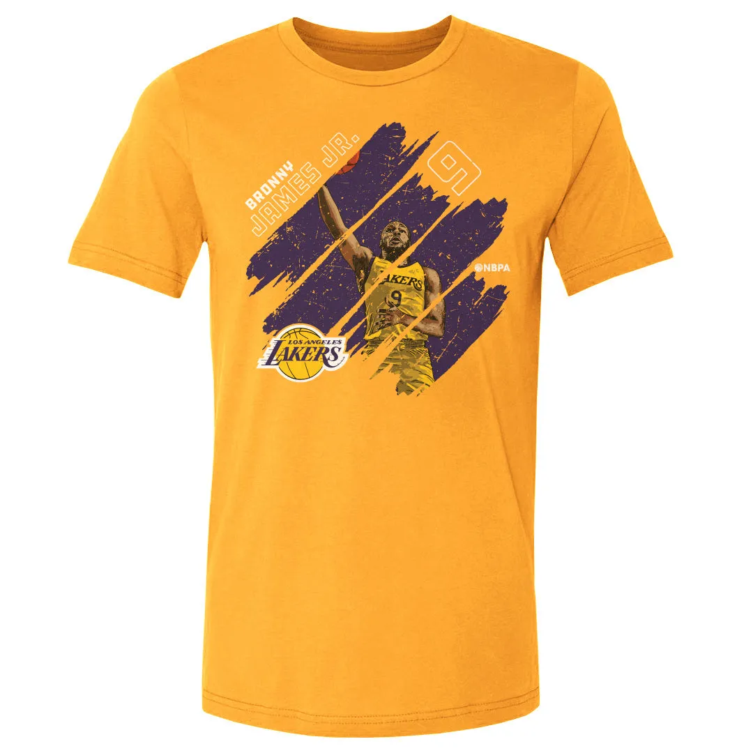 Bronny James Jr. Los Angeles Lakers Stripes WHT sold by 500 Level