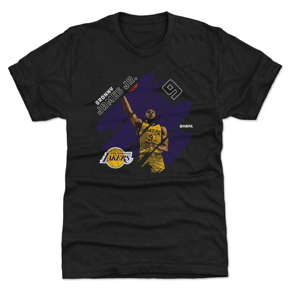 Bronny James Jr. Los Angeles Lakers Stripes WHT sold by 500 Level product image thumbnail 2