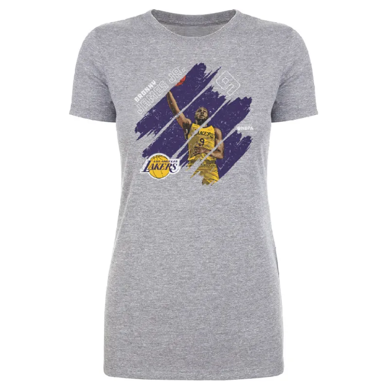 Bronny James Jr. Los Angeles Lakers Stripes WHT sold by 500 Level