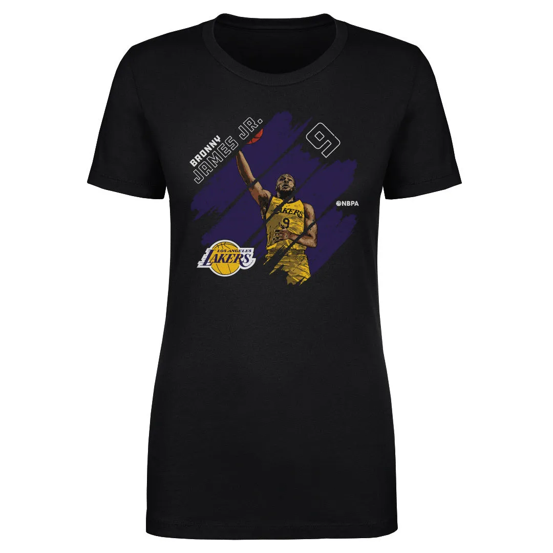 Bronny James Jr. Los Angeles Lakers Stripes WHT sold by 500 Level product image thumbnail 2