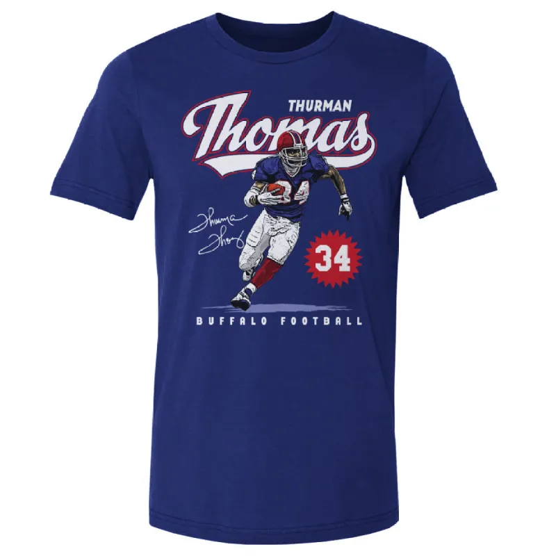 Thurman Thomas Buffalo Vintage Script WHT sold by 500 Level