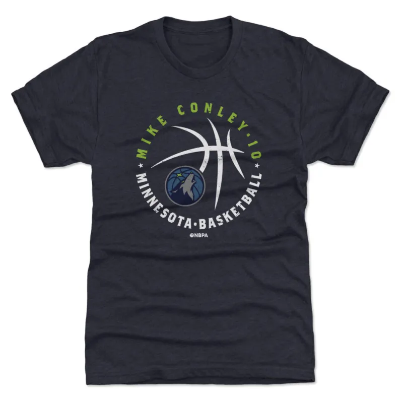 Mike Conley Minnesota Timberwolves Player Ball WHT sold by 500 Level