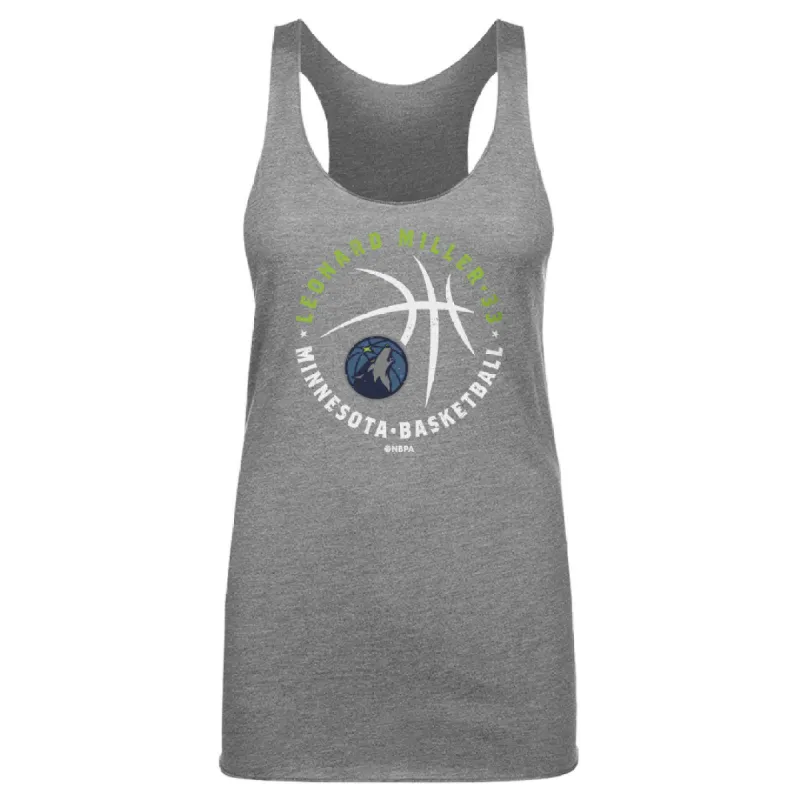Leonard Miller Minnesota Timberwolves Player Ball WHT sold by 500 Level