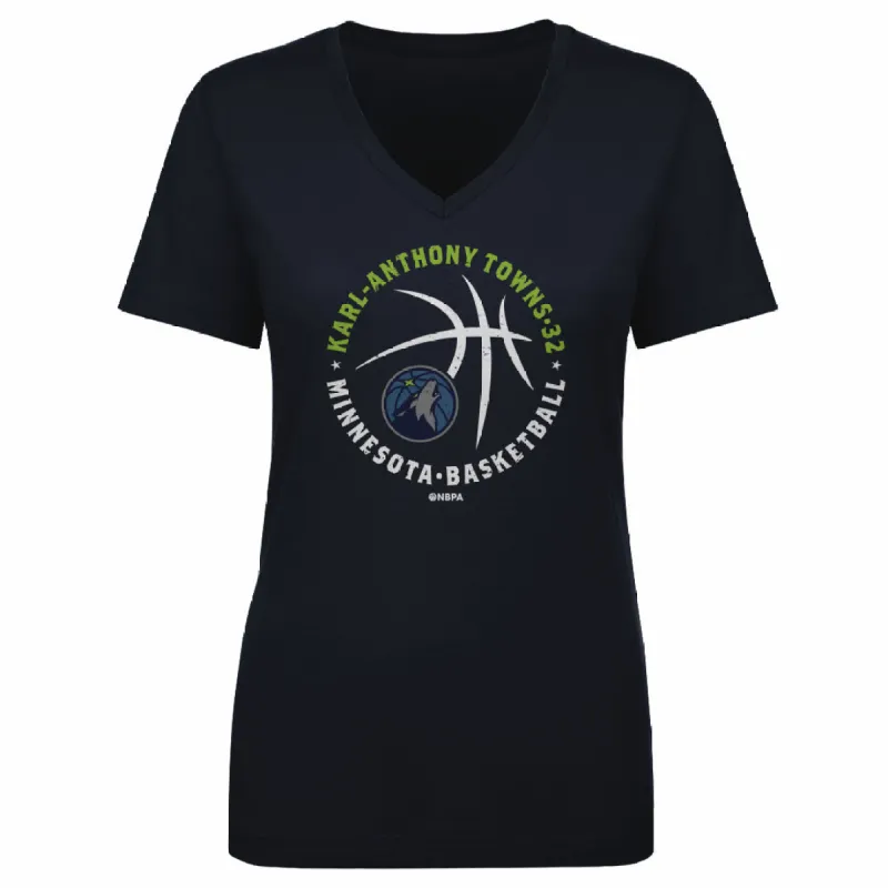 Karl-Anthony Towns Minnesota Timberwolves Player Ball WHT sold by 500 Level