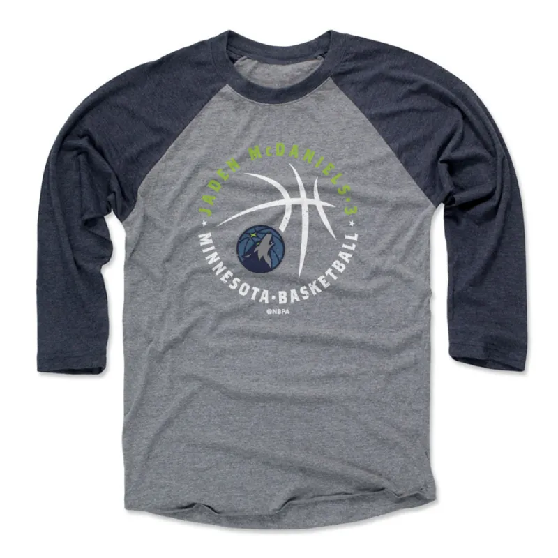 Jaden McDaniels Minnesota Timberwolves Player Ball WHT sold by 500 Level