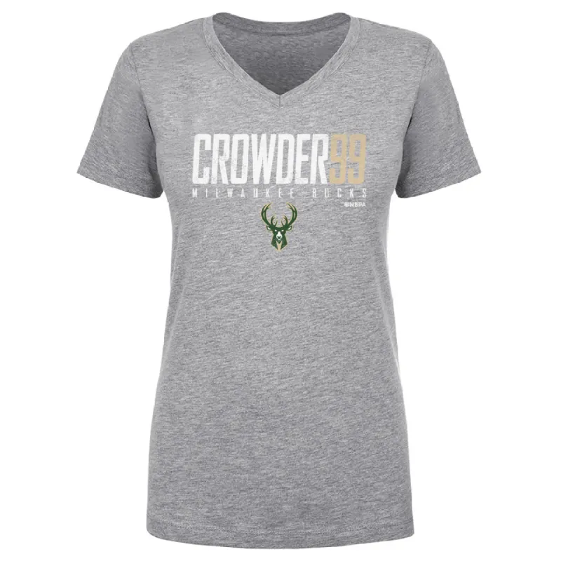 Jae Crowder Milwaukee Bucks Elite WHT sold by 500 Level
