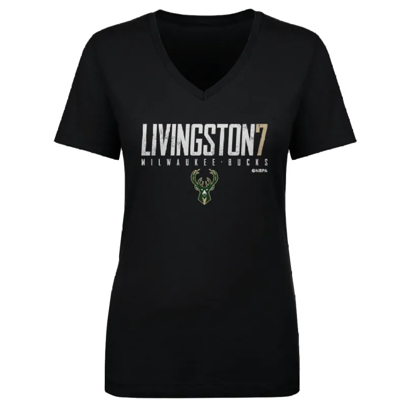 Chris Livingston Milwaukee Bucks Elite WHT sold by 500 Level