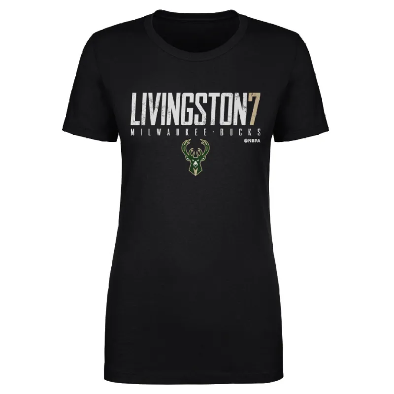 Chris Livingston Milwaukee Bucks Elite WHT sold by 500 Level