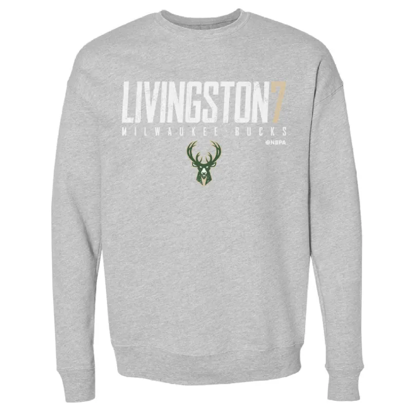 Chris Livingston Milwaukee Bucks Elite WHT sold by 500 Level