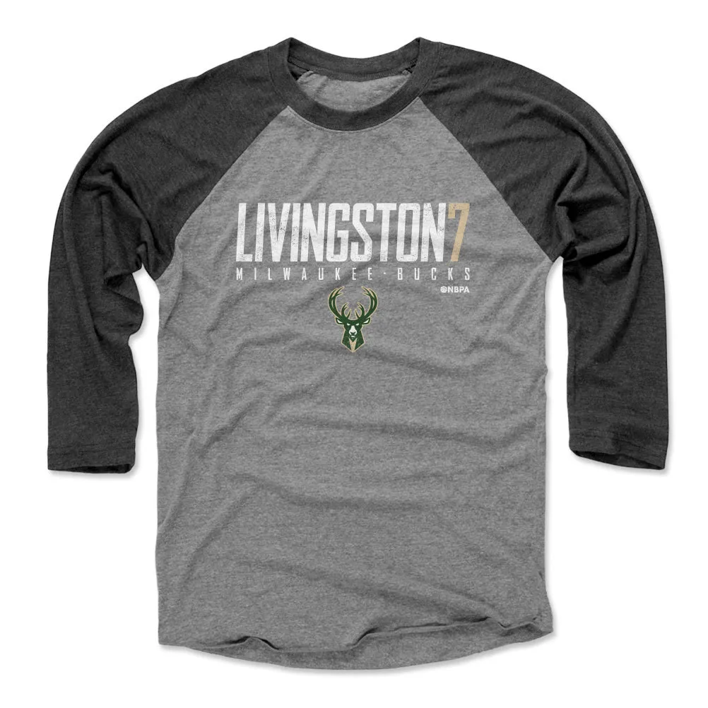 Chris Livingston Milwaukee Bucks Elite WHT sold by 500 Level