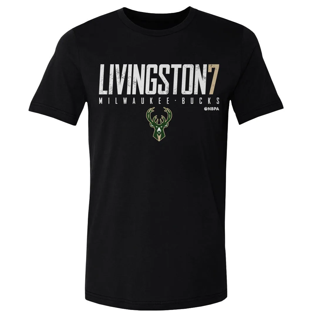 Chris Livingston Milwaukee Bucks Elite WHT sold by 500 Level