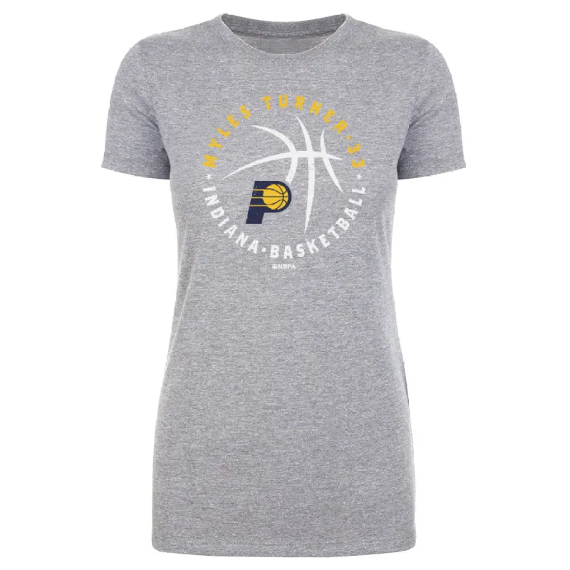 Myles Turner Indiana Pacers Player Ball WHT sold by 500 Level