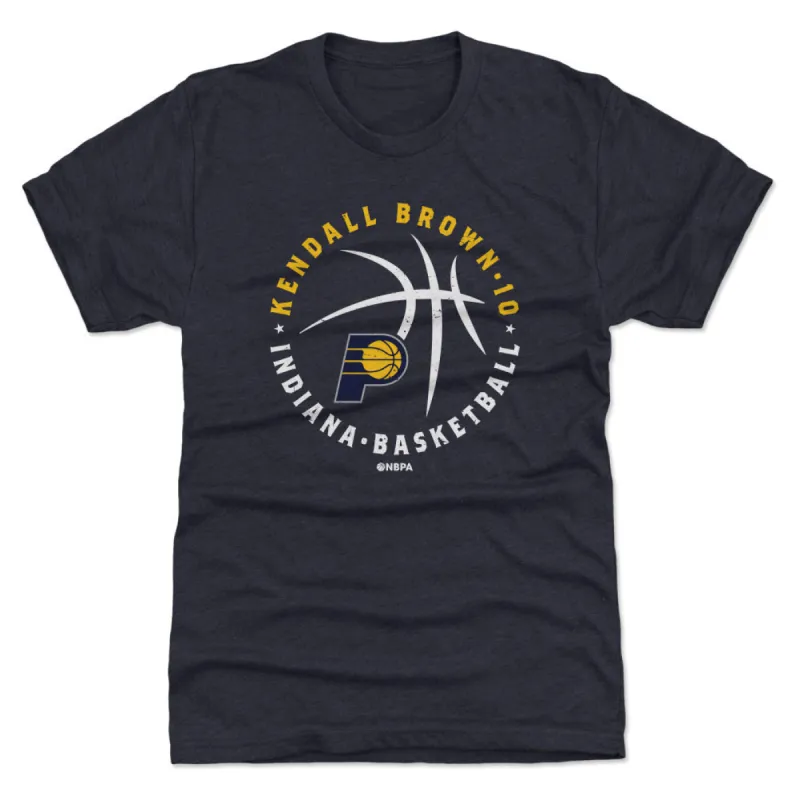 Kendall Brown Indiana Pacers Player Ball WHT made by 500 Level