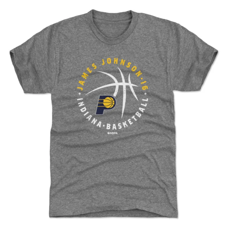 James Johnson Indiana Pacers Player Ball WHT sold by 500 Level