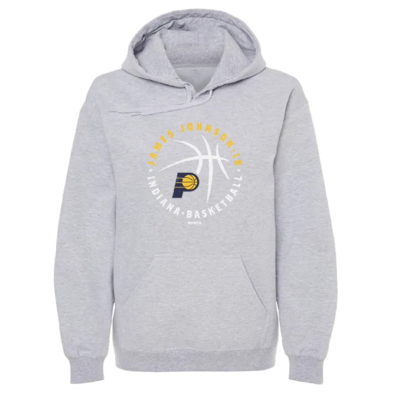 James Johnson Indiana Pacers Player Ball WHT sold by 500 Level
