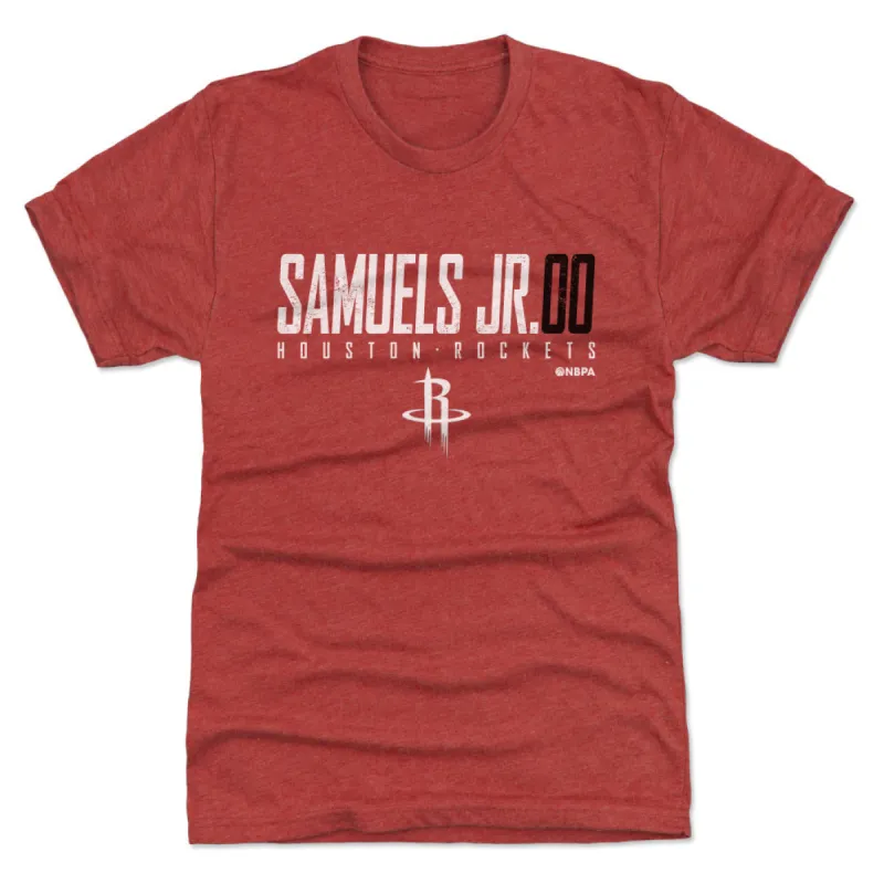 Jermaine Samuels Jr. Houston Rockets Elite WHT sold by 500 Level