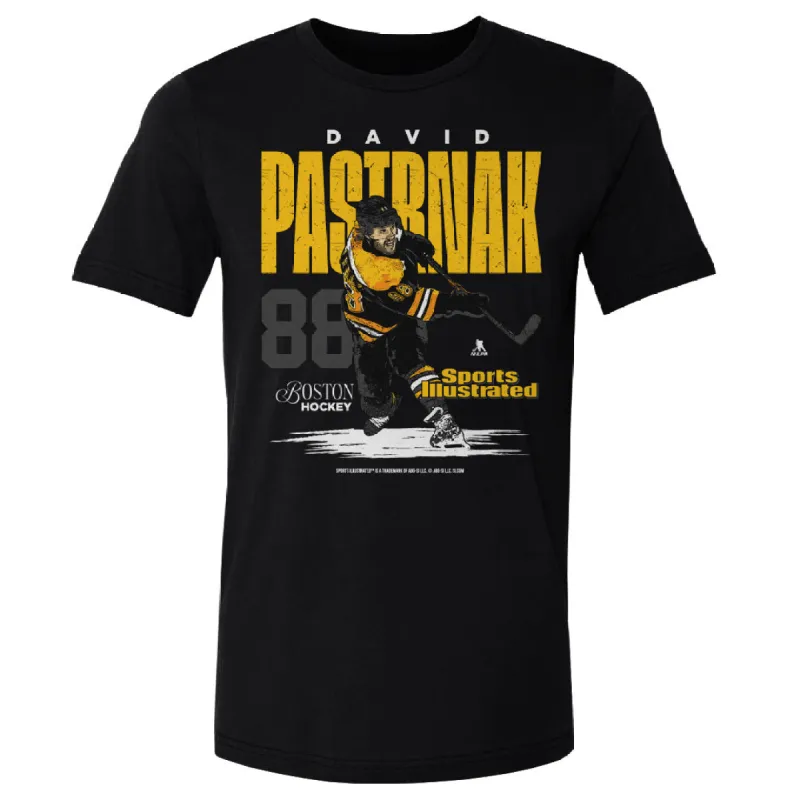 David Pastrnak Sports Illustrated & Boston Card WHT sold by 500 Level