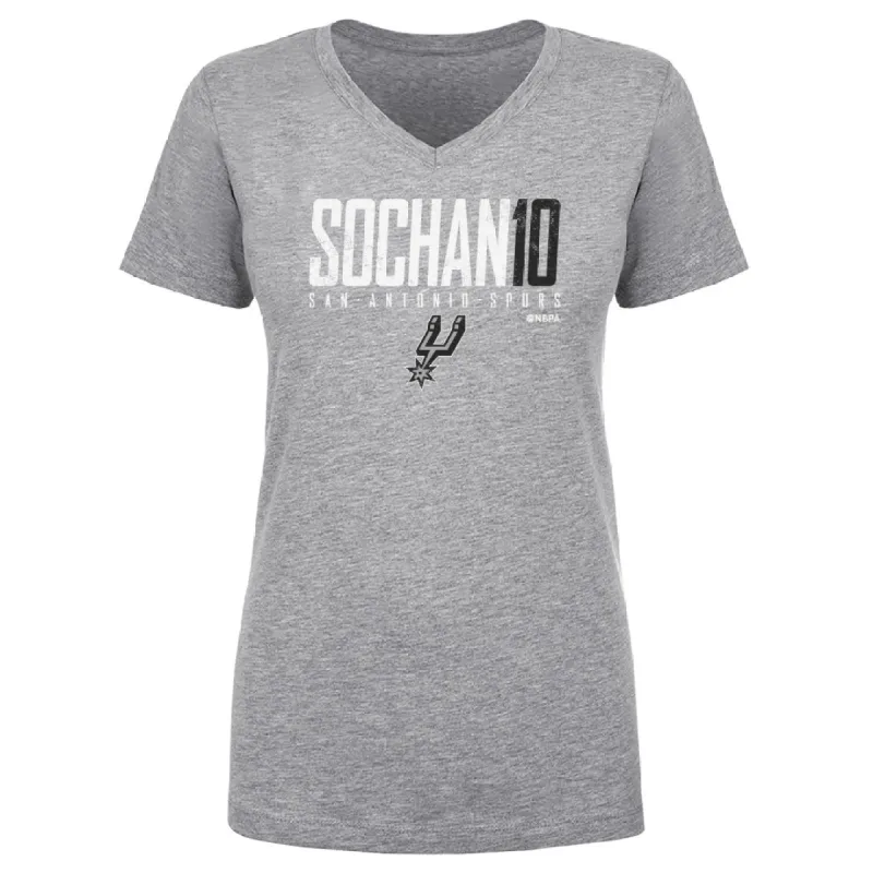 Jeremy Sochan San Antonio Spurs Elite WHT sold by 500 Level