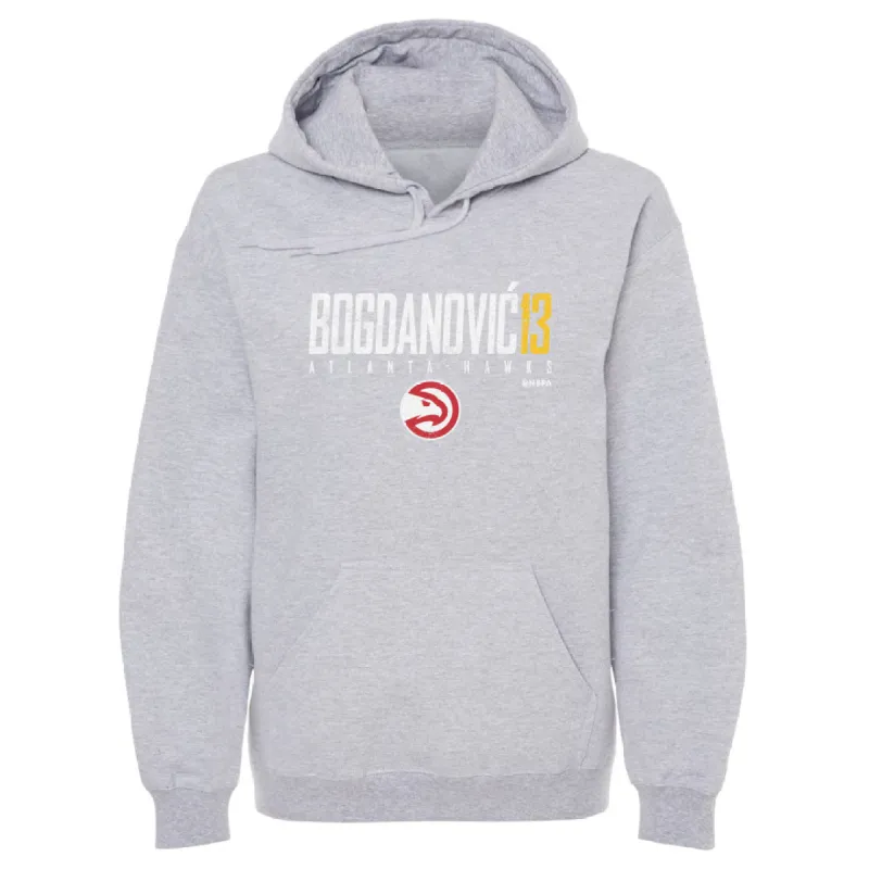 Bogdan Bogdanovic Atlanta Hawks Elite WHT sold by 500 Level