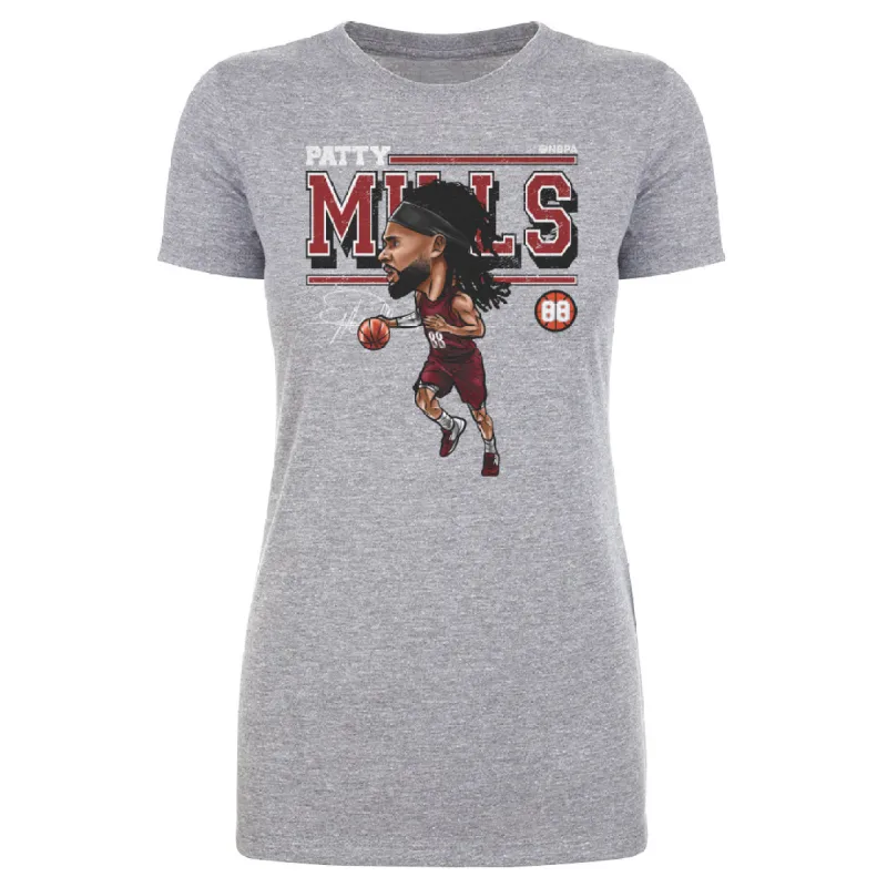 Patty Mills Miami Cartoon WHT sold by 500 Level