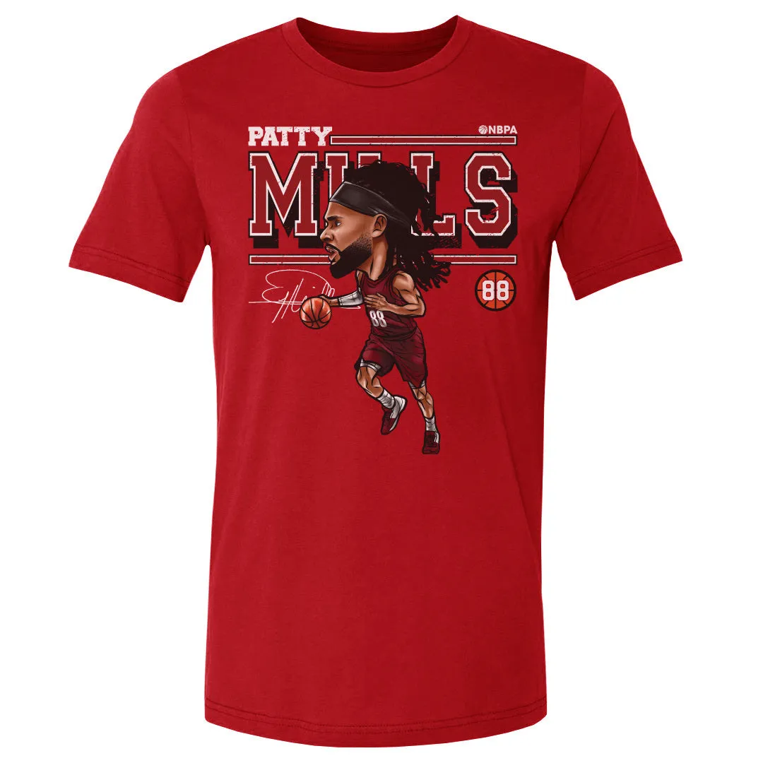 Patty Mills Miami Cartoon WHT sold by 500 Level