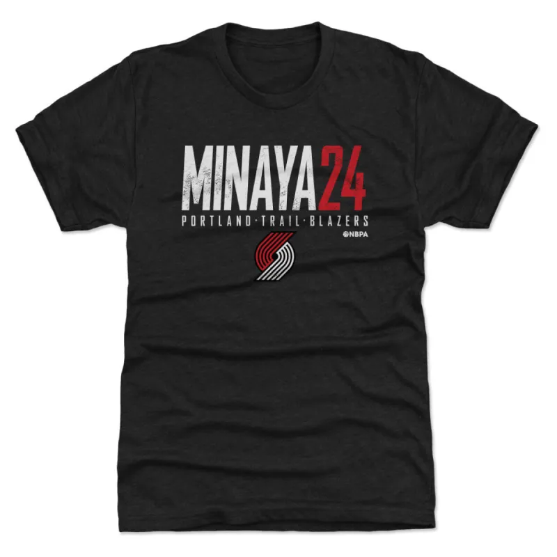 Justin Minaya Portland Trail Blazers Elite WHT sold by 500 Level
