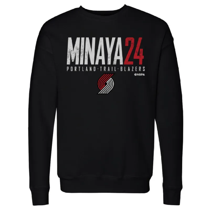 Justin Minaya Portland Trail Blazers Elite WHT sold by 500 Level