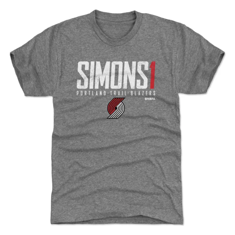 Anfernee Simons Portland Trail Blazers Elite WHT sold by 500 Level