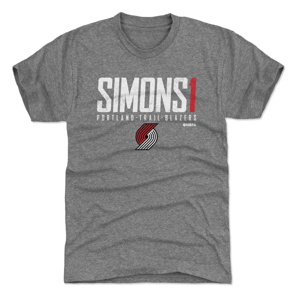 Anfernee Simons Portland Trail Blazers Elite WHT sold by 500 Level