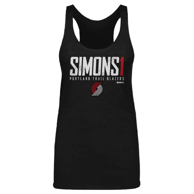 Anfernee Simons Portland Trail Blazers Elite WHT sold by 500 Level
