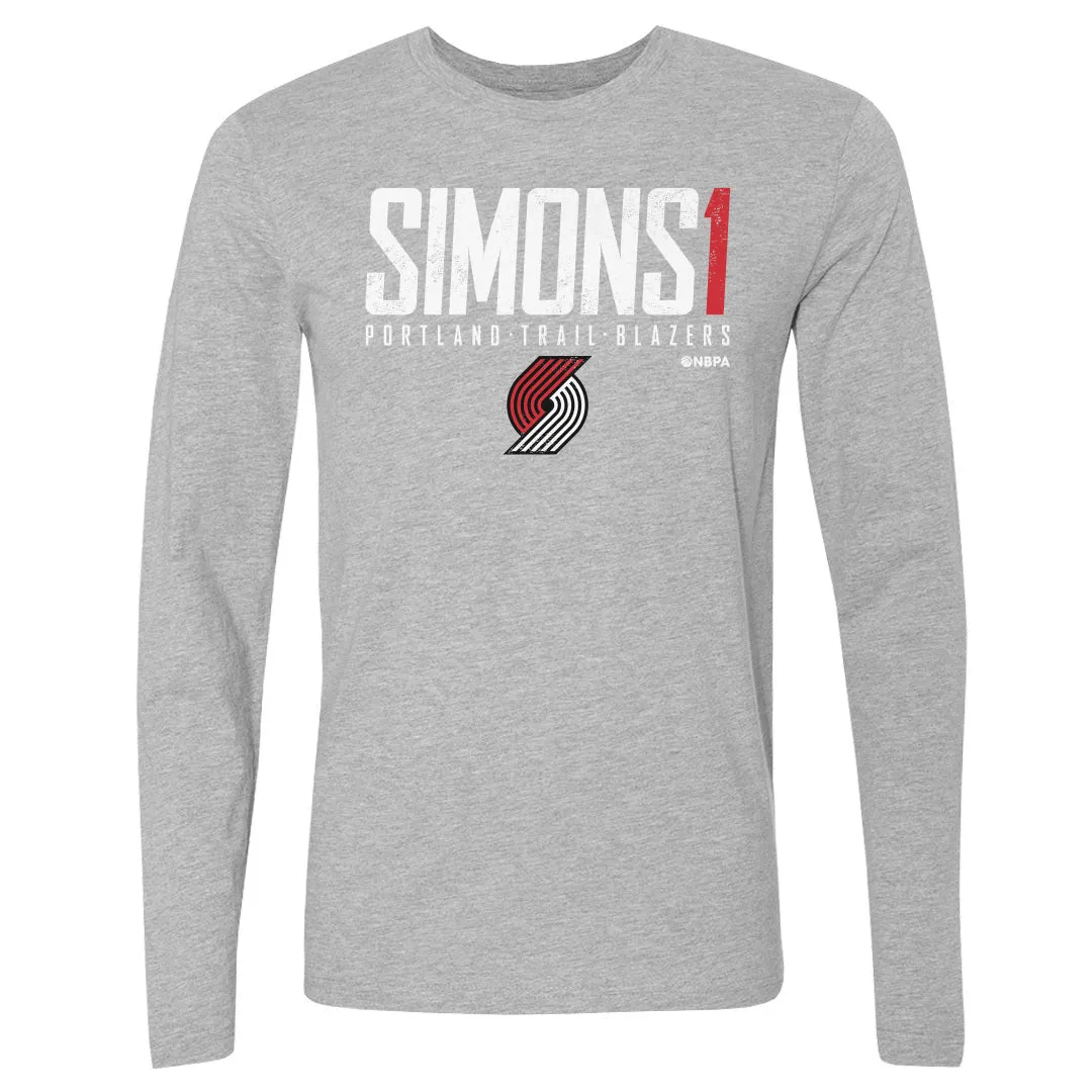 Anfernee Simons Portland Trail Blazers Elite WHT sold by 500 Level product image thumbnail 2