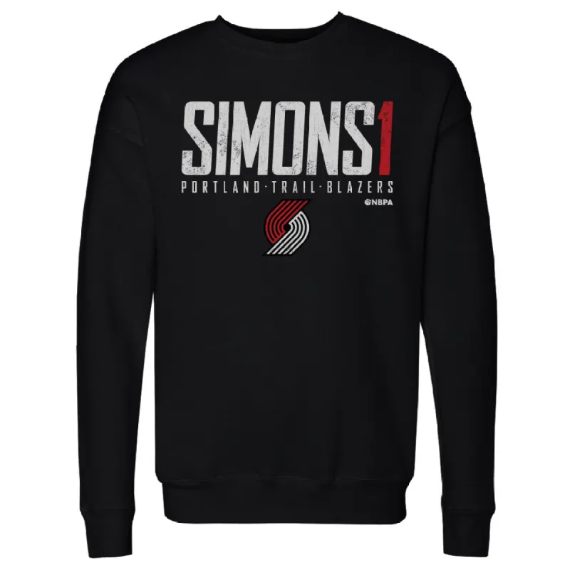 Anfernee Simons Portland Trail Blazers Elite WHT sold by 500 Level