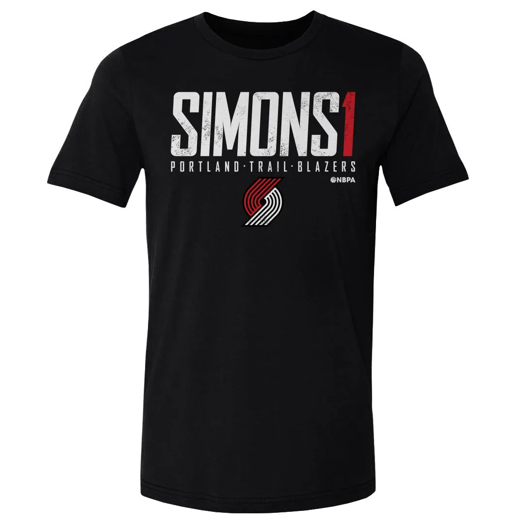 Anfernee Simons Portland Trail Blazers Elite WHT sold by 500 Level