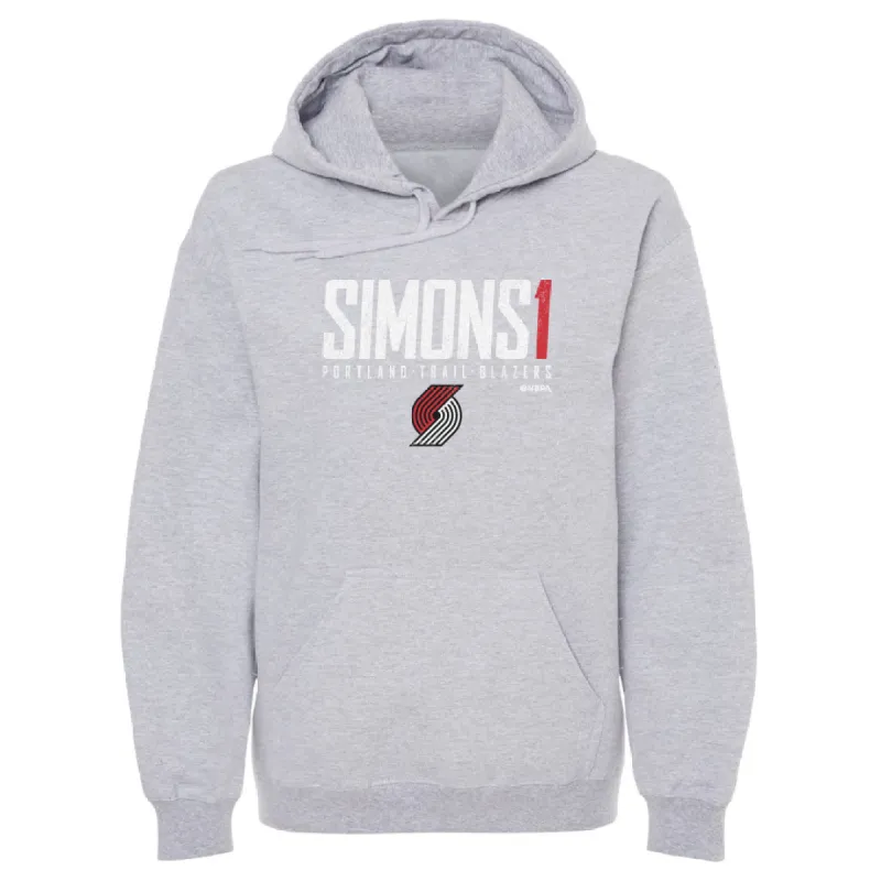 Anfernee Simons Portland Trail Blazers Elite WHT sold by 500 Level