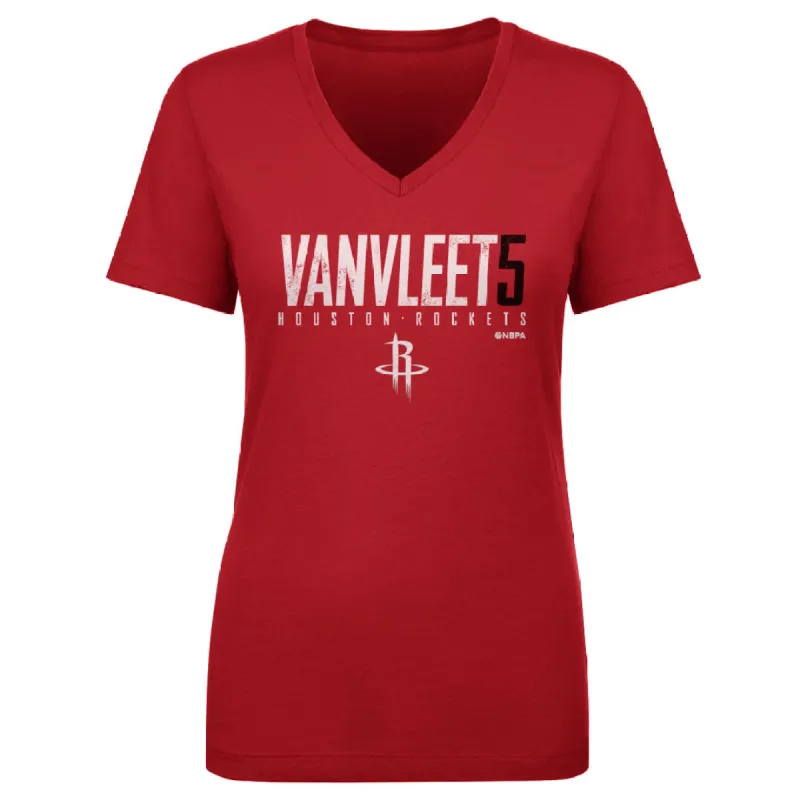 Fred VanVleet Houston Rockets Elite WHT sold by 500 Level