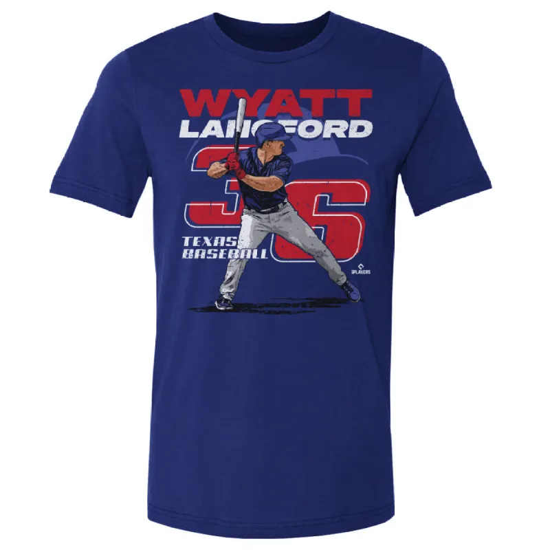 Wyatt Langford Texas Player Number WHT sold by 500 Level