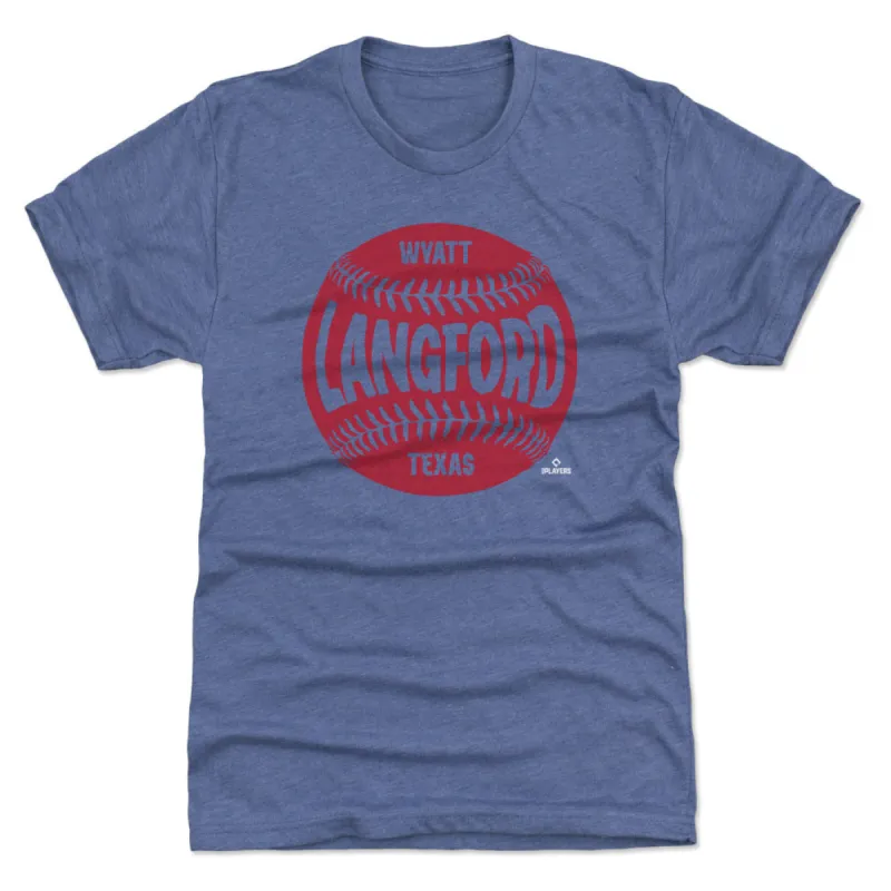 Wyatt Langford Texas Baseball WHT made by 500 Level