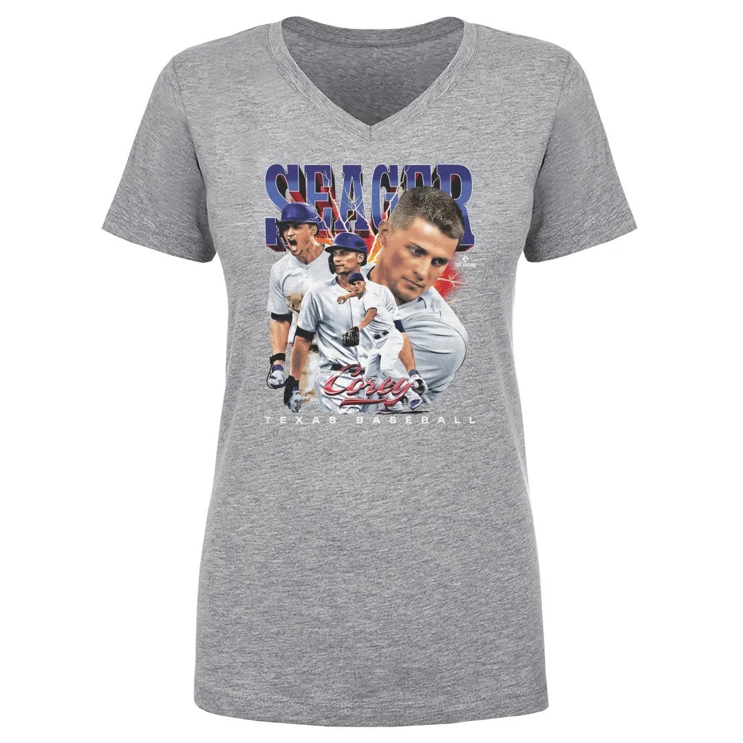 Corey Seager Texas Retro Vintage WHT sold by 500 Level product image thumbnail 2