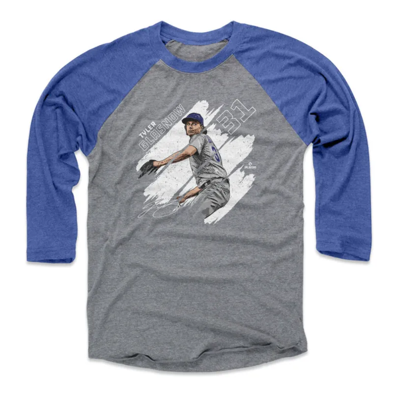 Tyler Glasnow Los Angeles D Stripes WHT sold by 500 Level