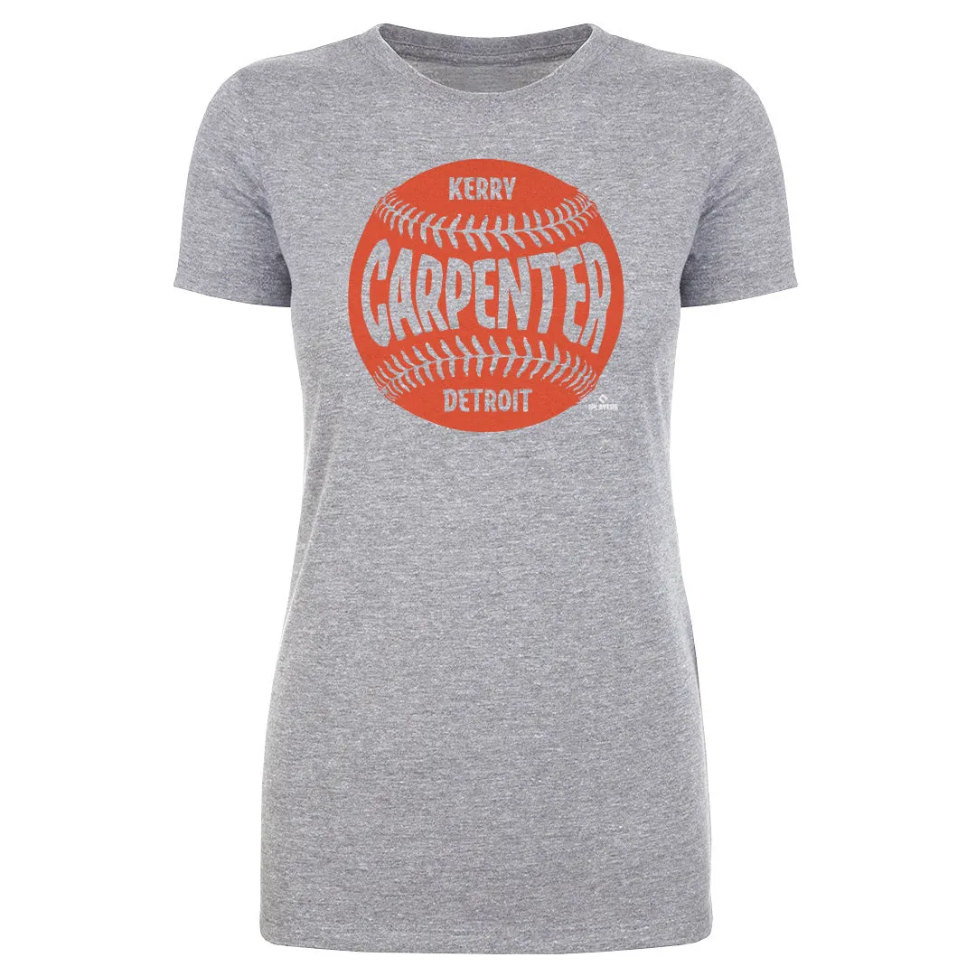 Kerry Carpenter Detroit Baseball WHT sold by 500 Level