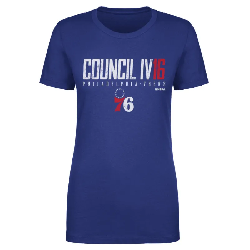 Ricky Council IV Philadelphia 76ers Elite WHT made by 500 Level