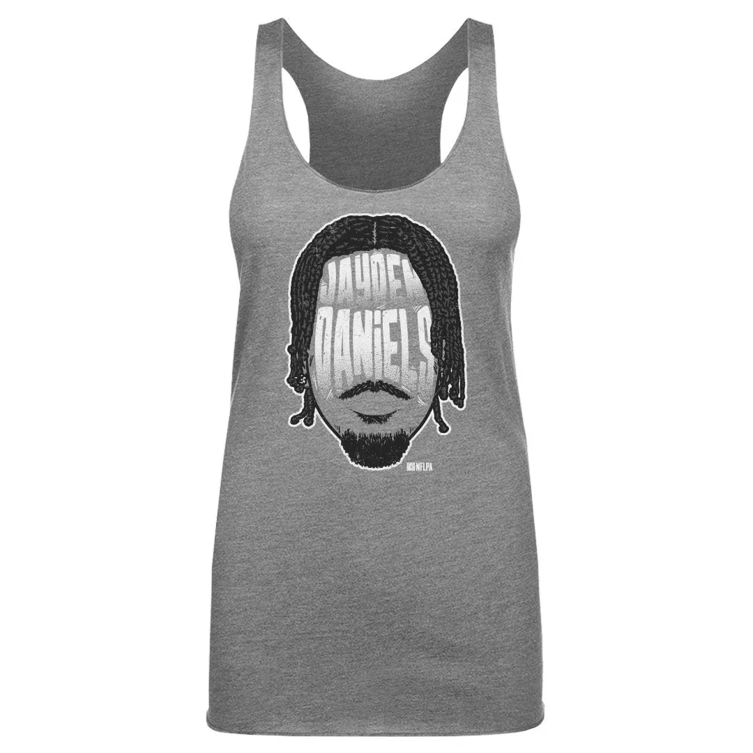 Jayden Daniels Washington Player Silhouette WHT sold by 500 Level