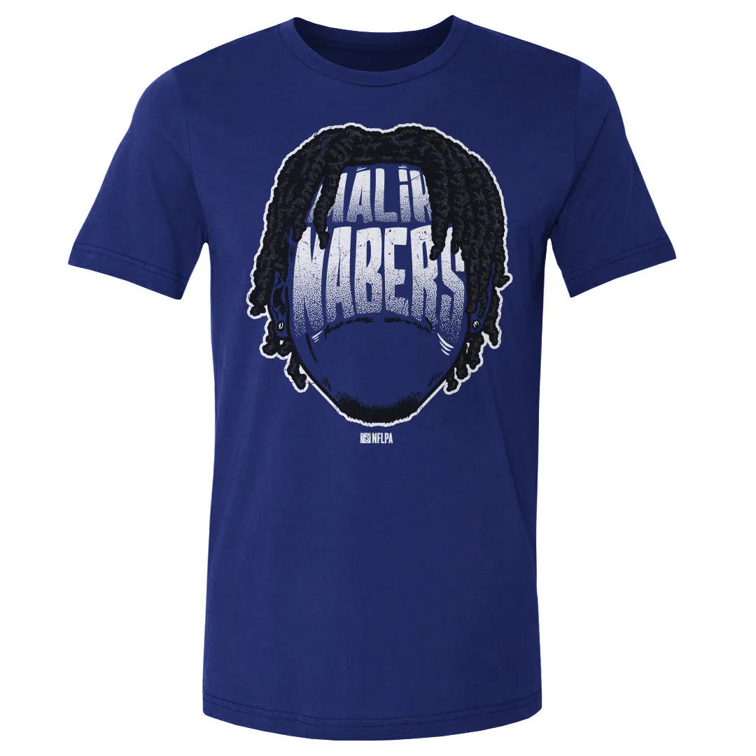 Malik Nabers New York G Player Silhouette WHT sold by 500 Level